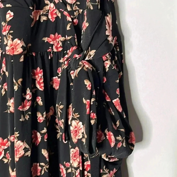 Kayleigh Rochelle Multicolor Floral Knot Wrap Sleevelesss Jumpsuit Size XXL - Picture 5 of 10